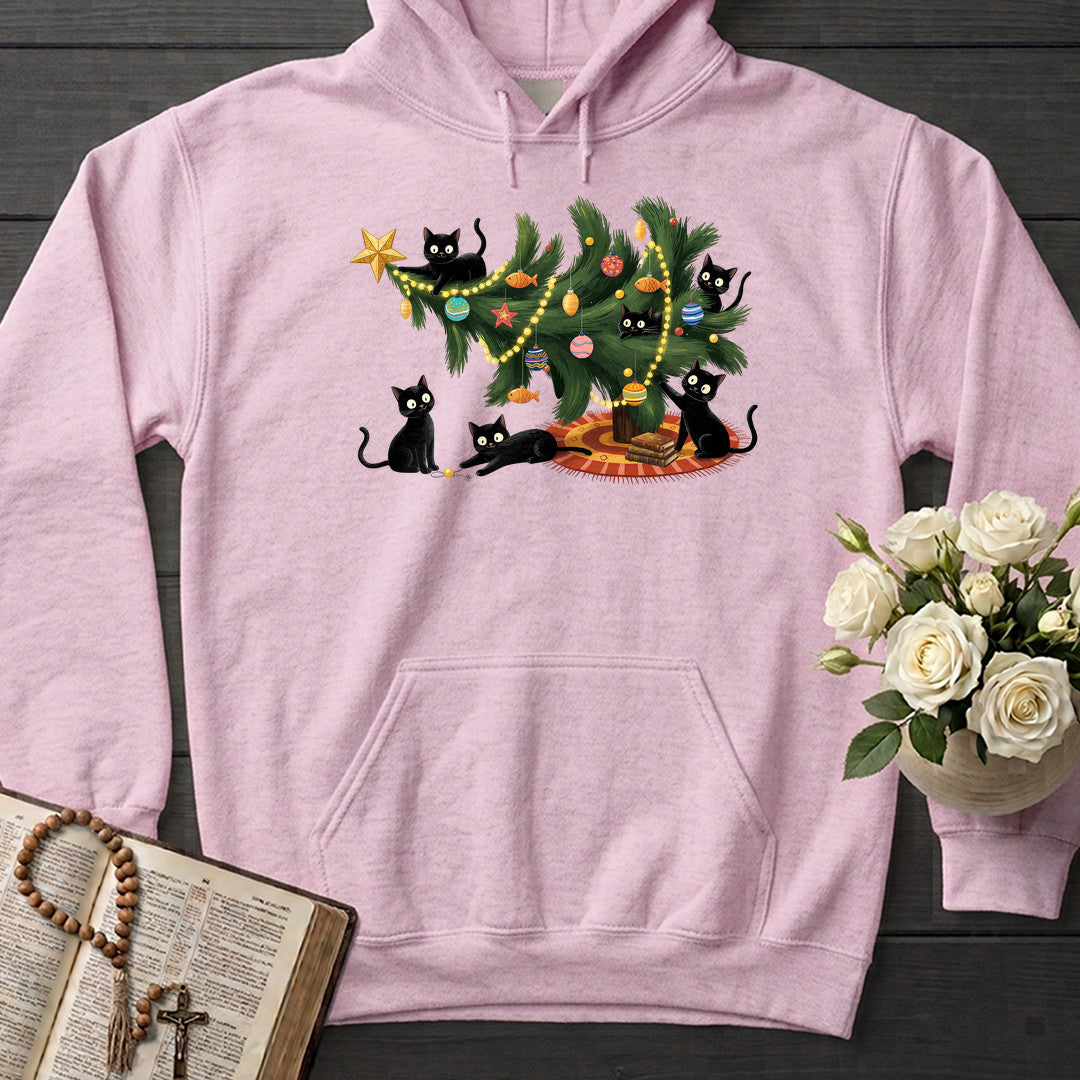 Cute Christmas Tree Cat Lover 01