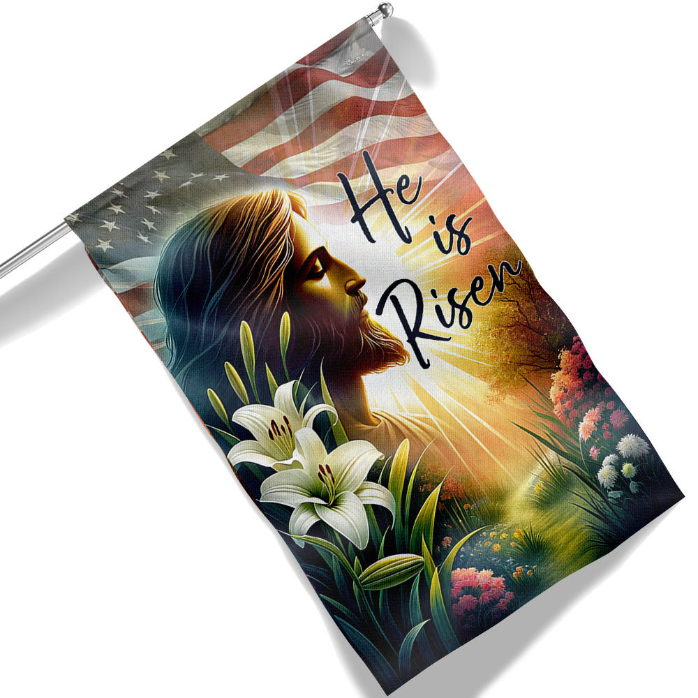 FLAGWIX  Easter Day Jesus He Is Risen Flag