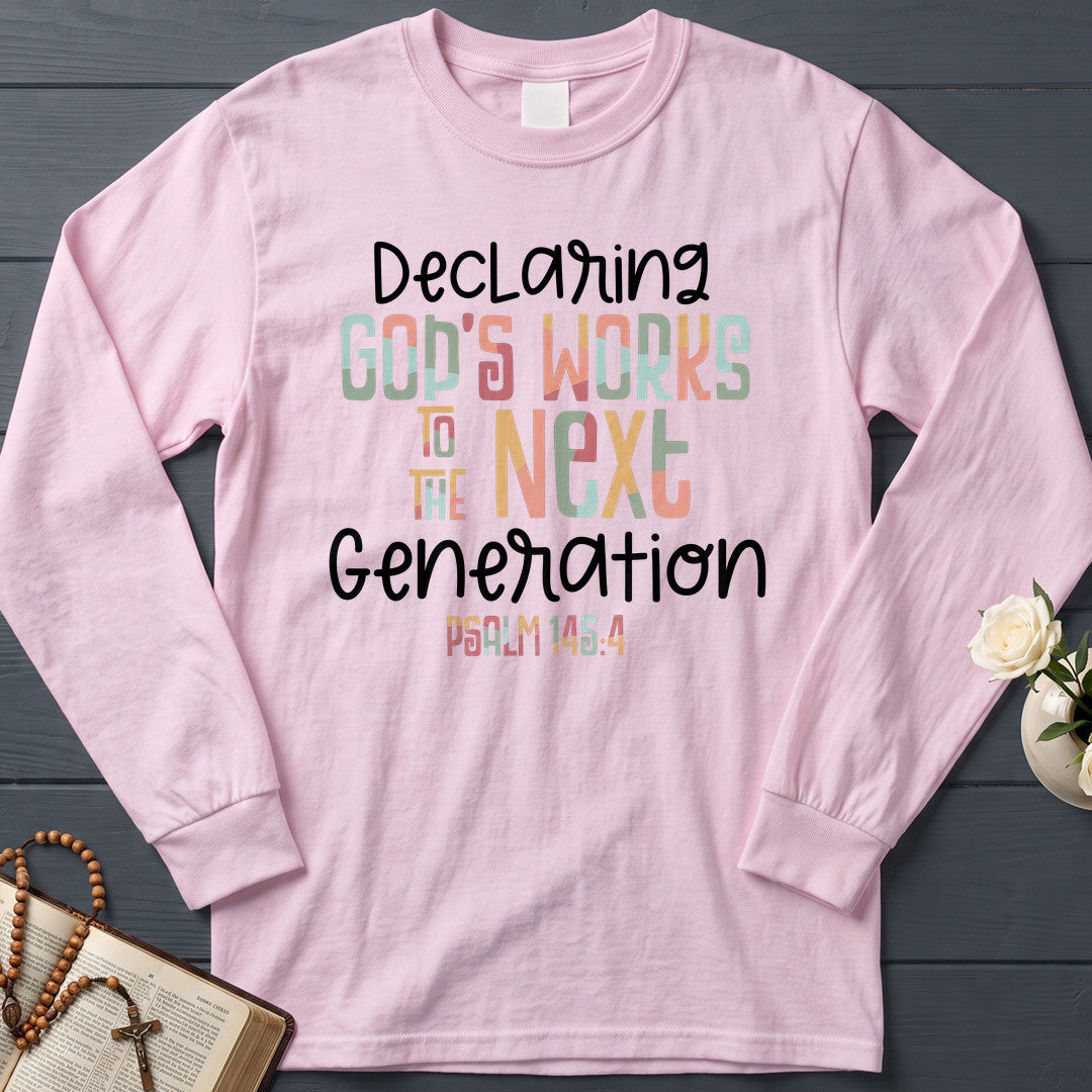 Declaring God's Works To The Next Generation Psalm 145.4 01