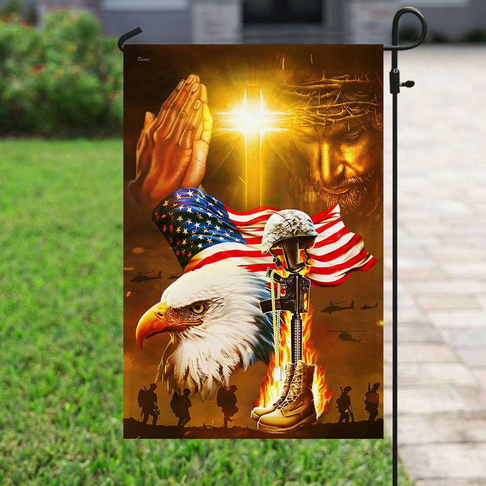 Home Of The Free Because Of The Brave Jesus Patriotism Flag