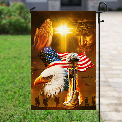 Home Of The Free Because Of The Brave Jesus Patriotism Flag