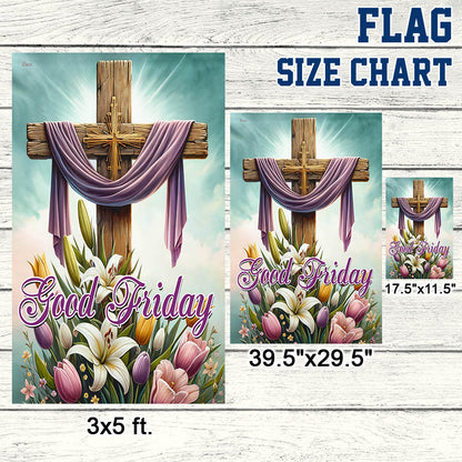 FLAGWIX  Easter Christian Cross Good Friday Flag