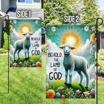 FLAGWIX  Lamb Easter Day Behold The Lamb of God Flag