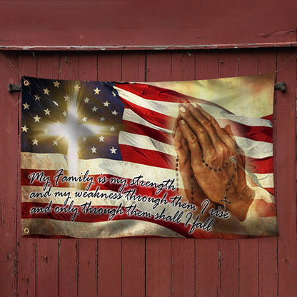 Jesus Family Grommet Flag PN089GF