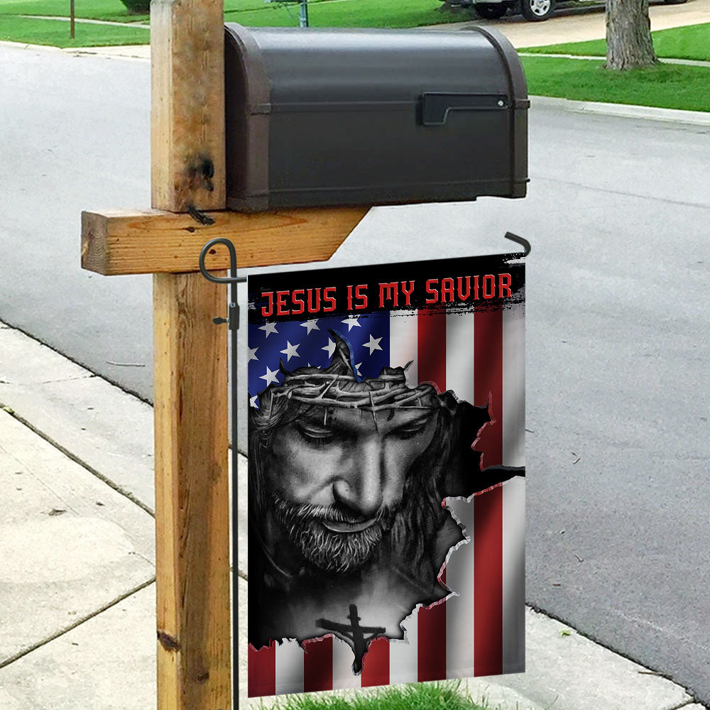 Jesus And American Flag FLAGWIX  ™ Jesus Is My Savior Flag