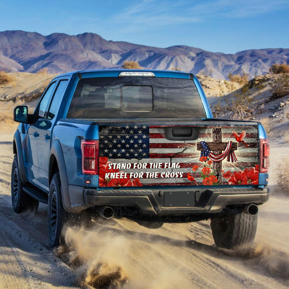 Jesus Christ United We Stand Truck Tailgate Decal Sticker Wrap