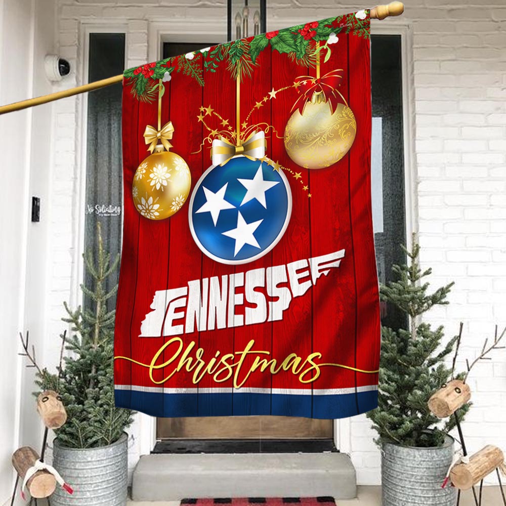 Tennessee Christmas Flag