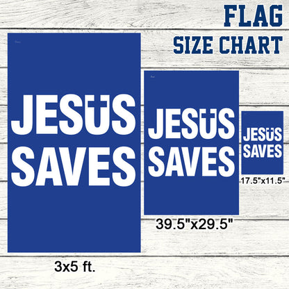 Jesus Flag Jesus Saves Christian Flag