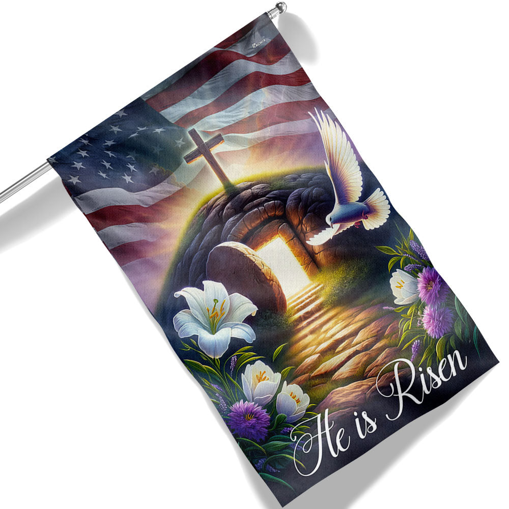 FLAGWIX  Jesus Christ, Resurrection of Jesus He Is Risen Flag