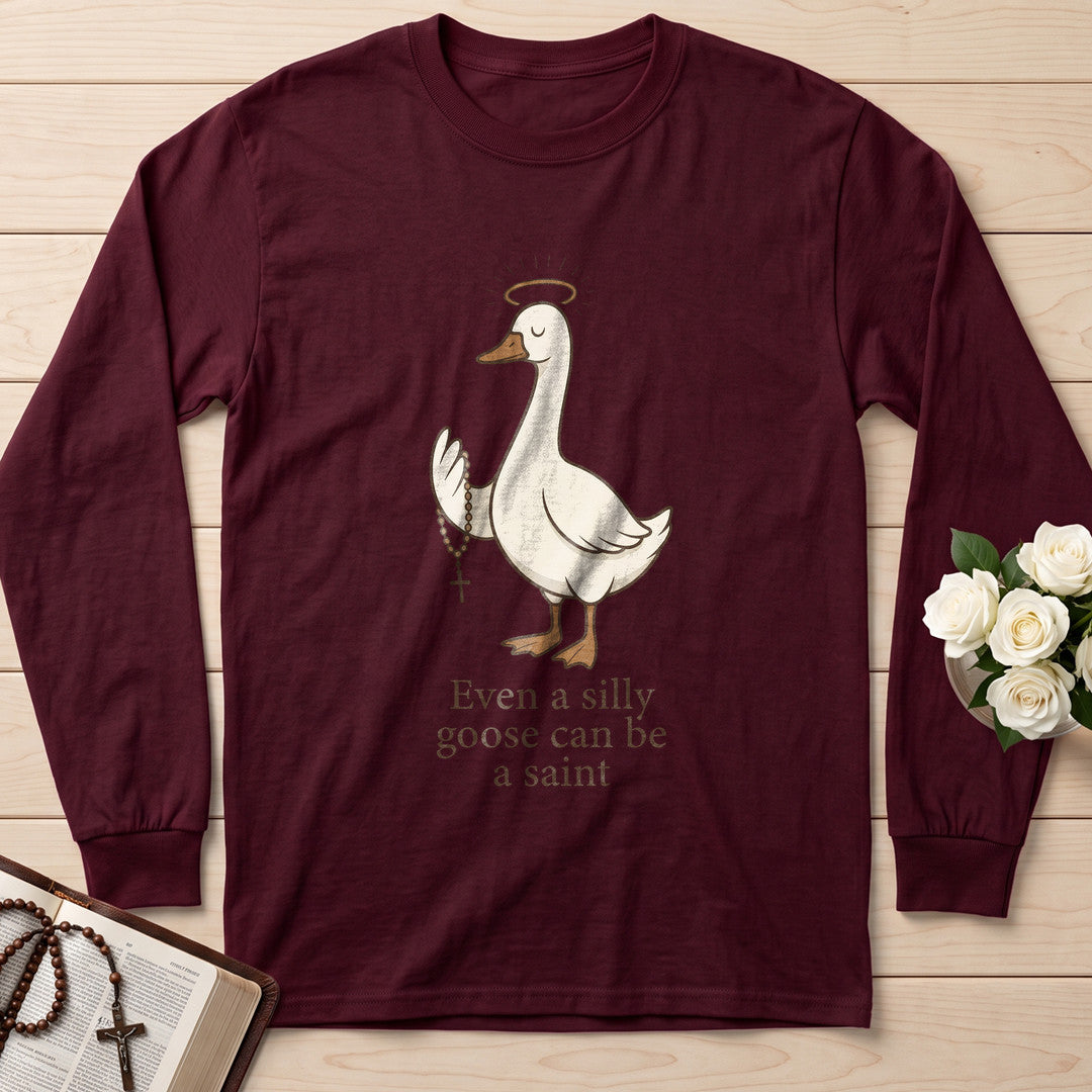 Even a silly goose can be a saint 01