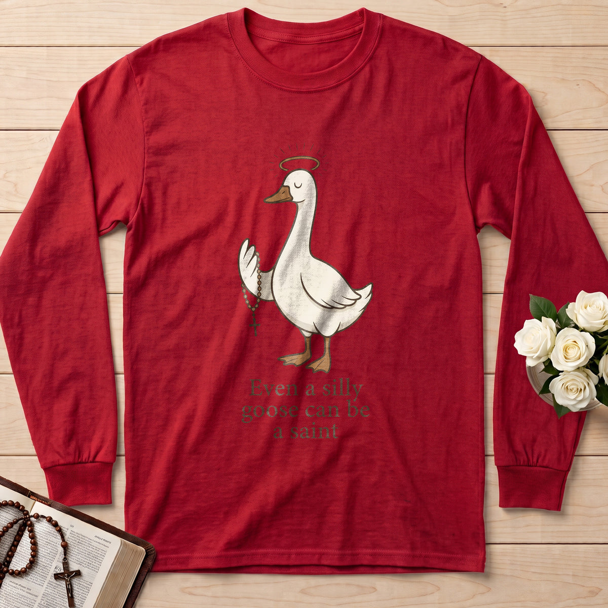 Even a silly goose can be a saint 01
