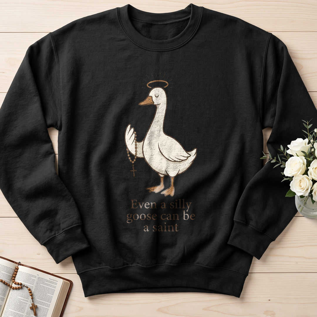 Even a silly goose can be a saint 01