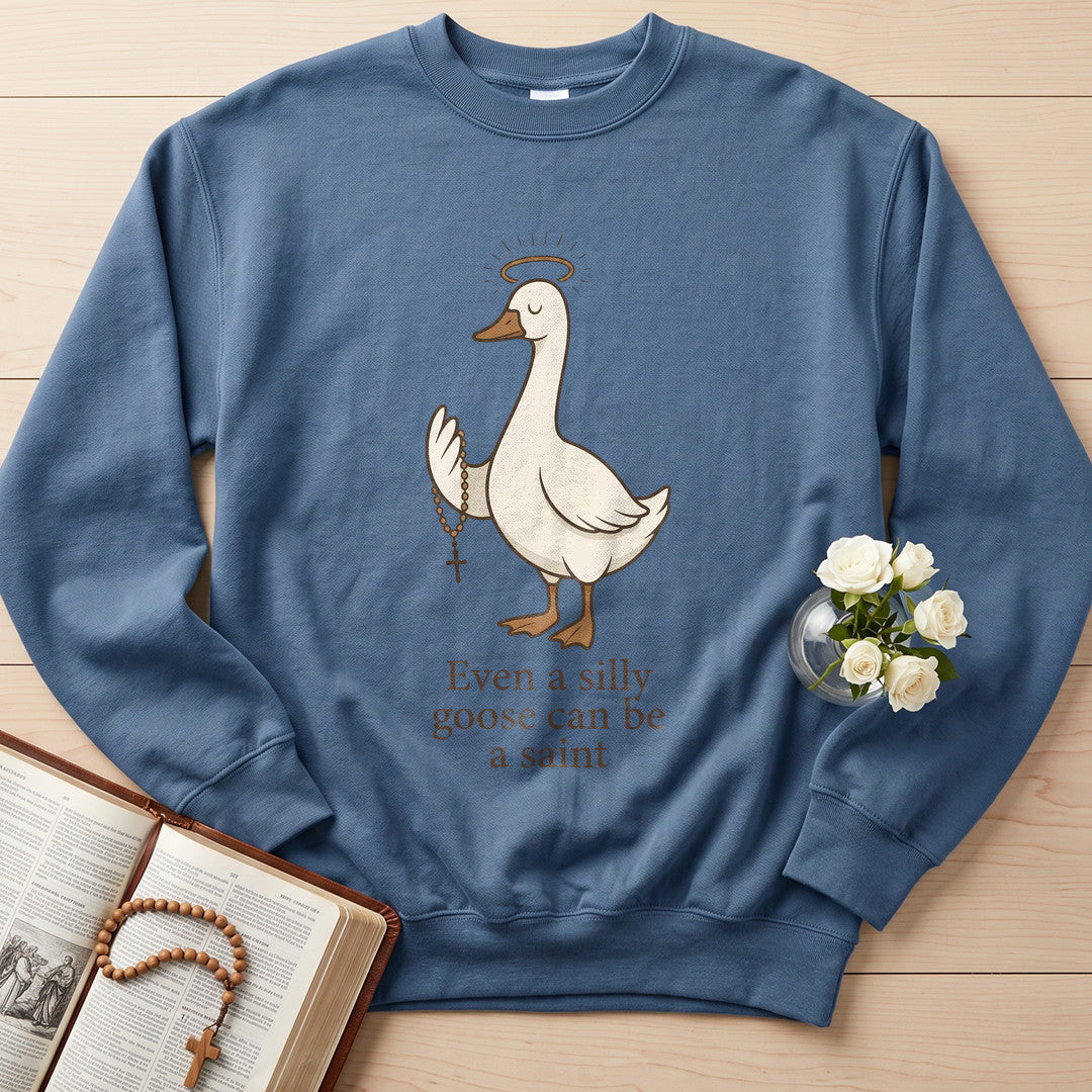 Even a silly goose can be a saint 01