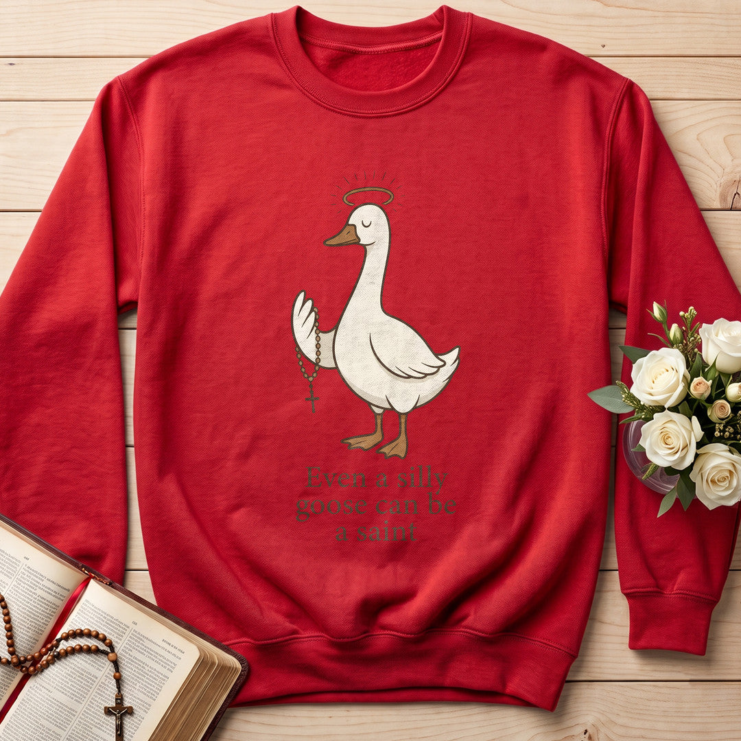 Even a silly goose can be a saint 01