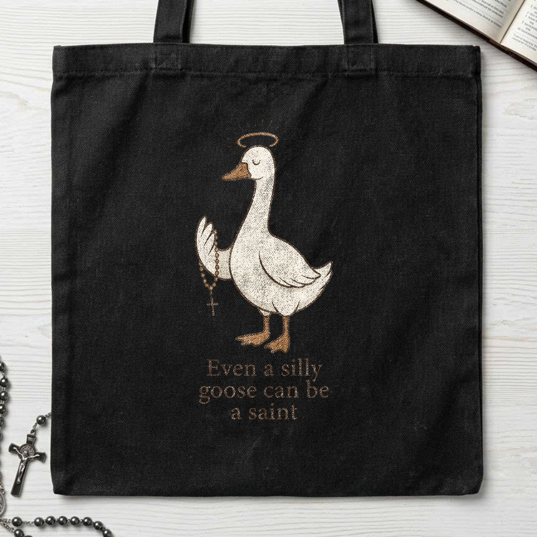 Even a silly goose can be a saint 01