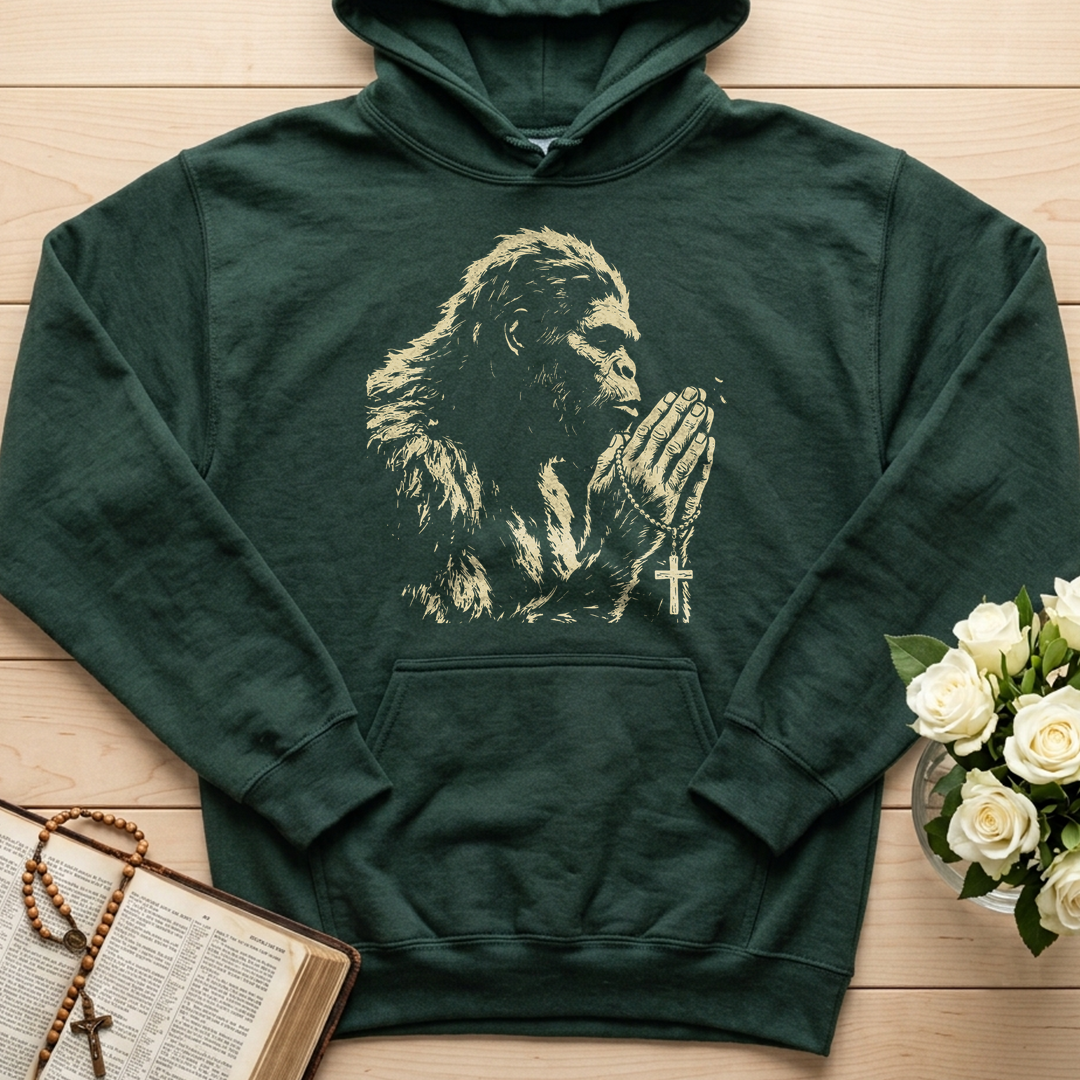 Even Bigfoot Prays 01