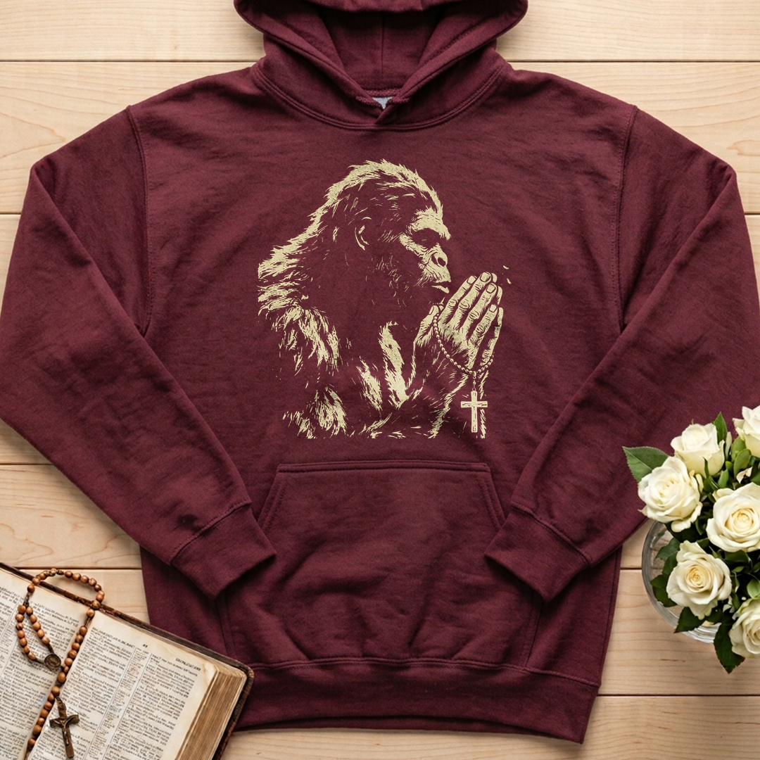 Even Bigfoot Prays 01