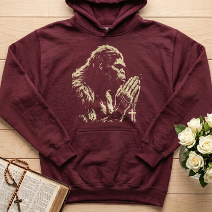 Even Bigfoot Prays 01