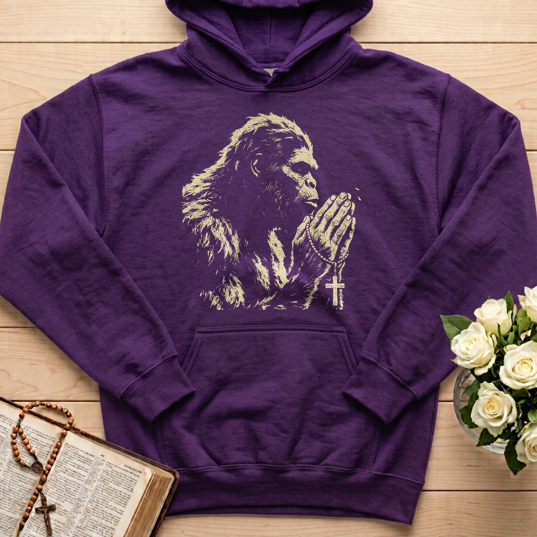 Even Bigfoot Prays 01
