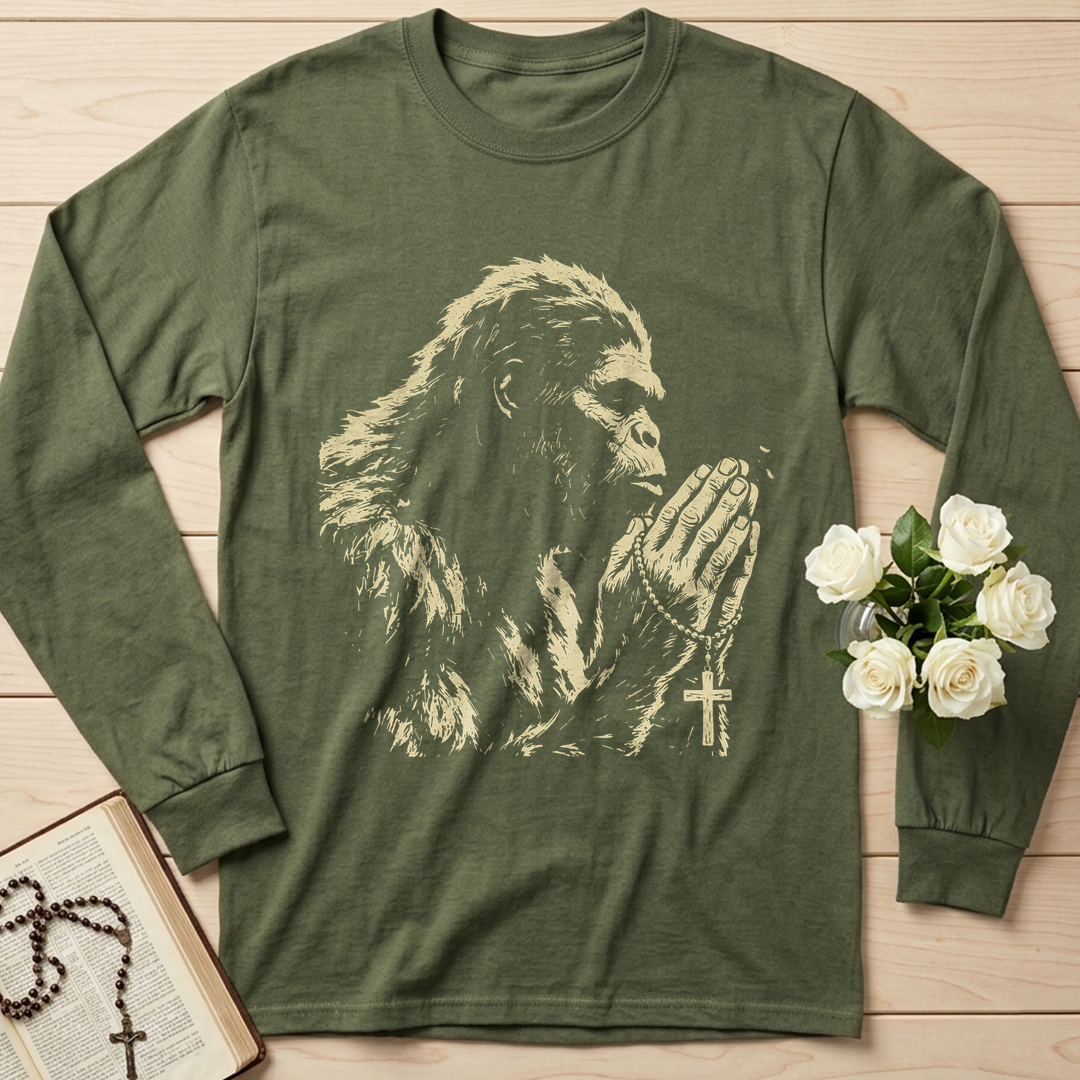 Even Bigfoot Prays 01