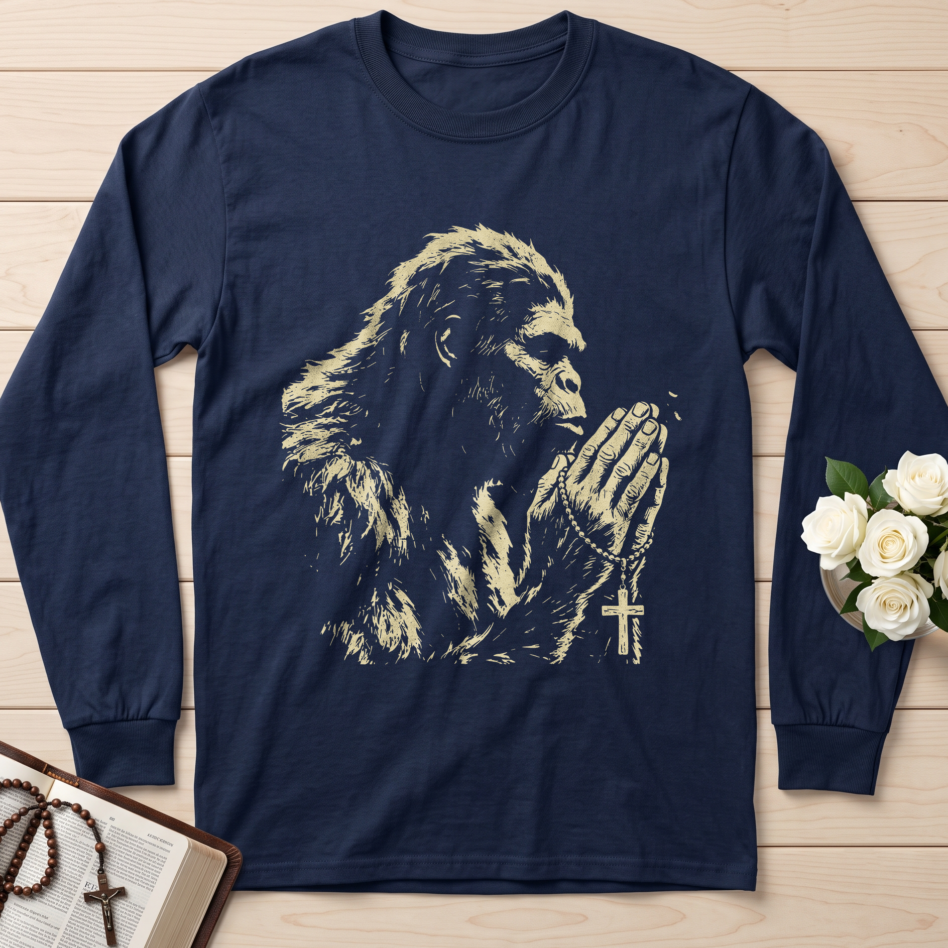 Even Bigfoot Prays 01