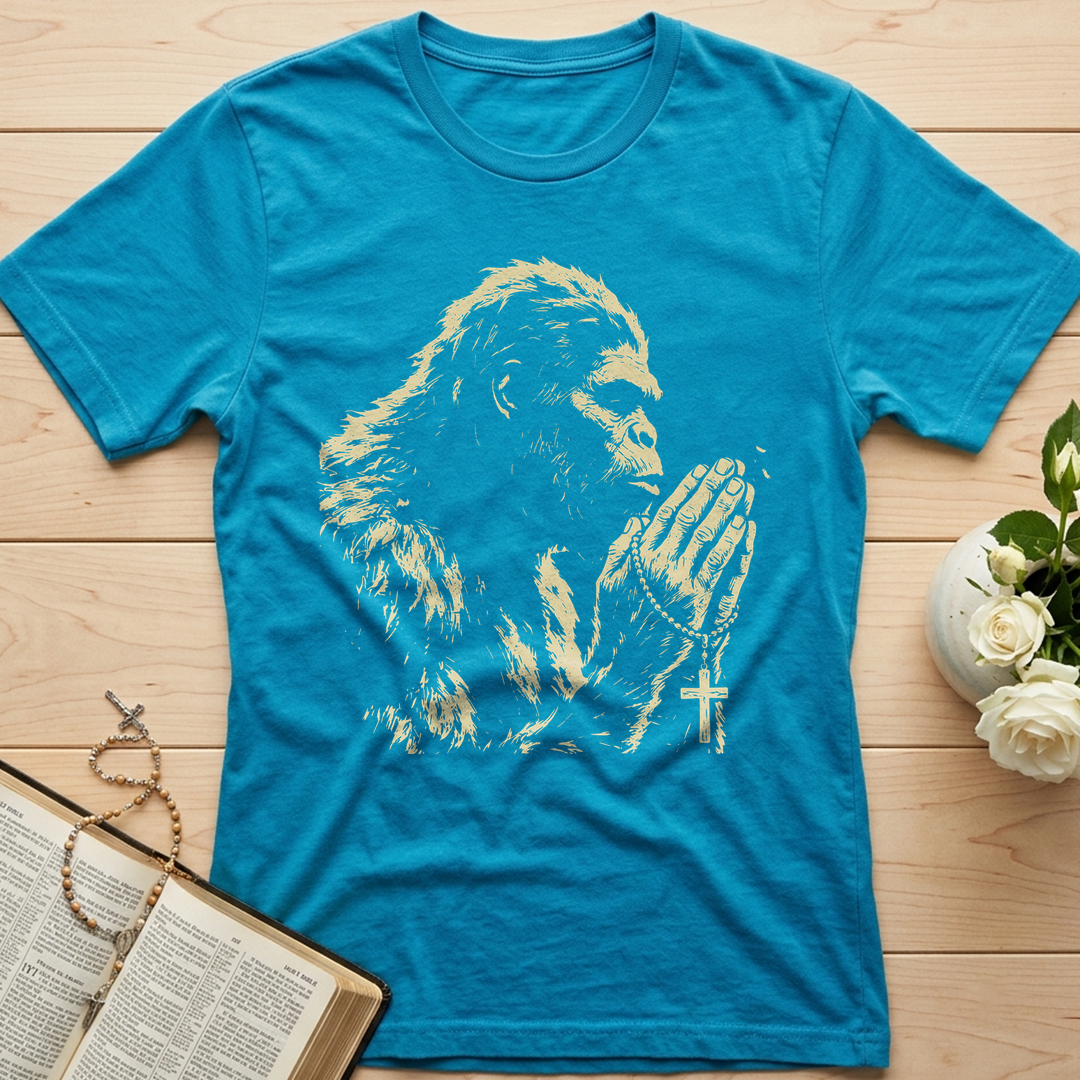 Even Bigfoot Prays 01