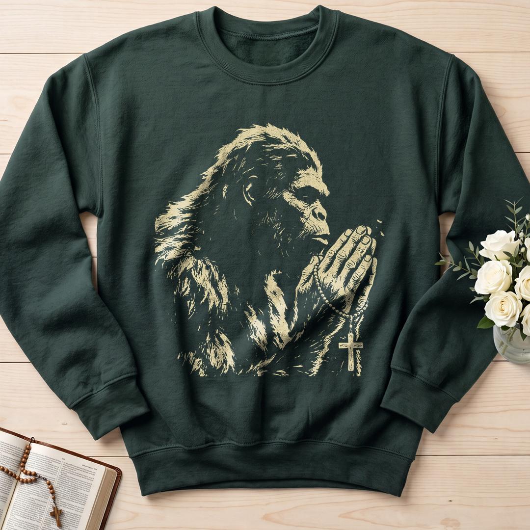 Even Bigfoot Prays 01