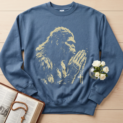 Even Bigfoot Prays 01