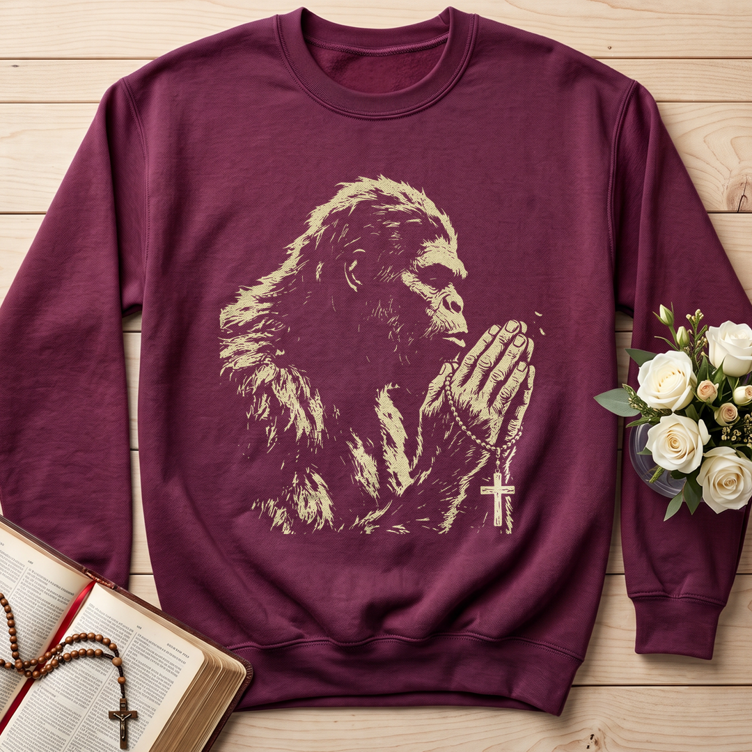 Even Bigfoot Prays 01