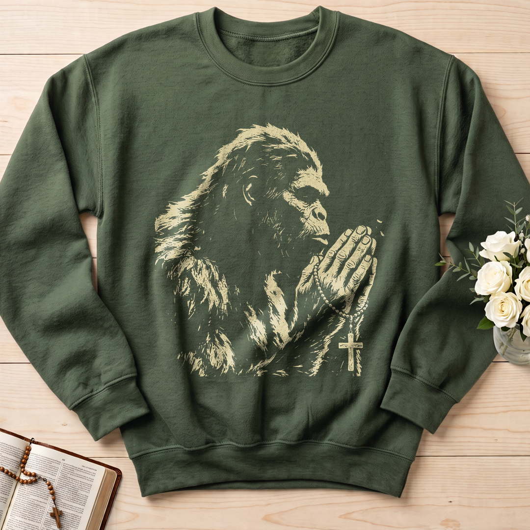 Even Bigfoot Prays 01