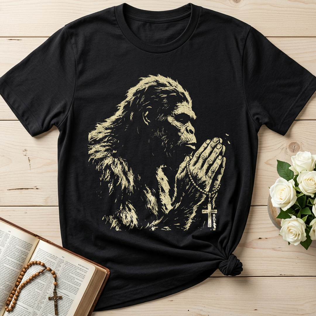 Even Bigfoot Prays 01