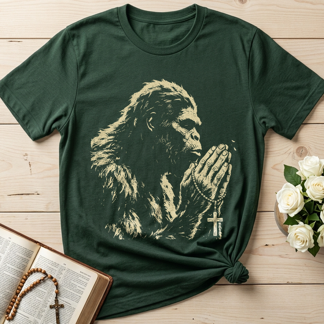 Even Bigfoot Prays 01