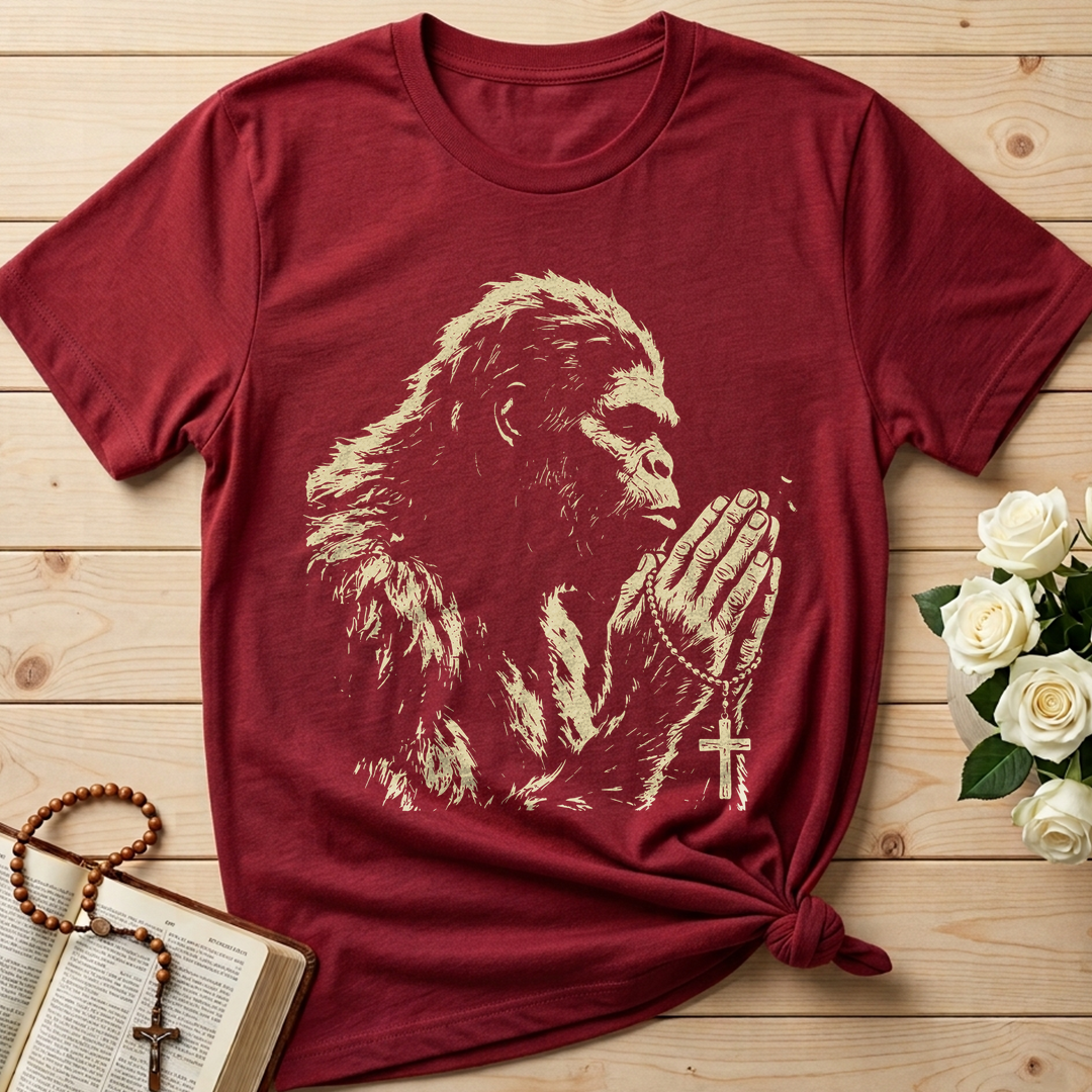 Even Bigfoot Prays 01