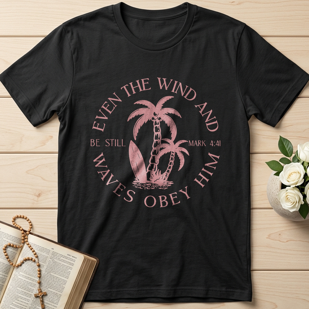 Even The Wind And Waves Obey Him Be Still Mark 4.41 05