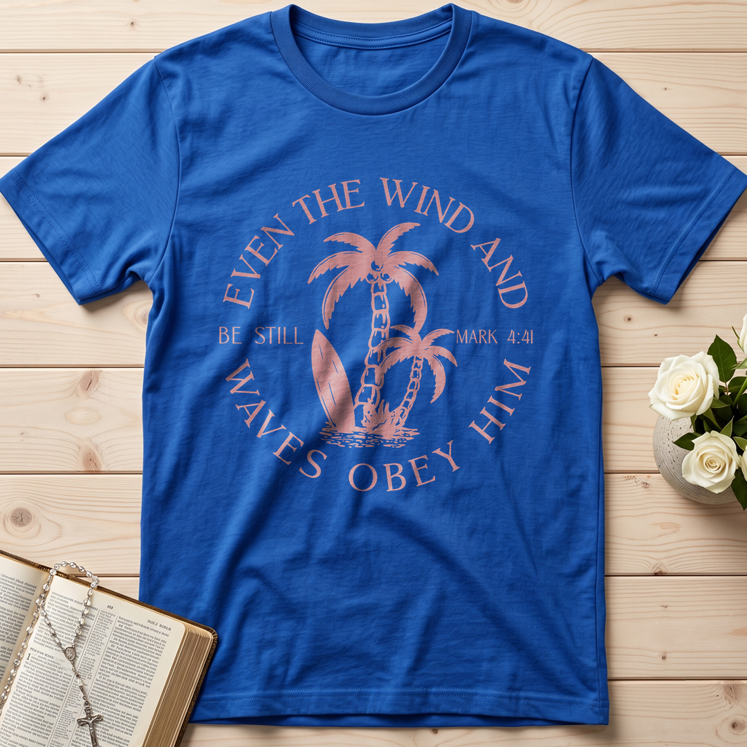 Even The Wind And Waves Obey Him Be Still Mark 4.41 05