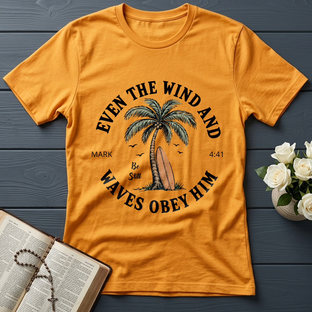 Even The Wind And Waves Obey Him Be Still Mark 4.41 06