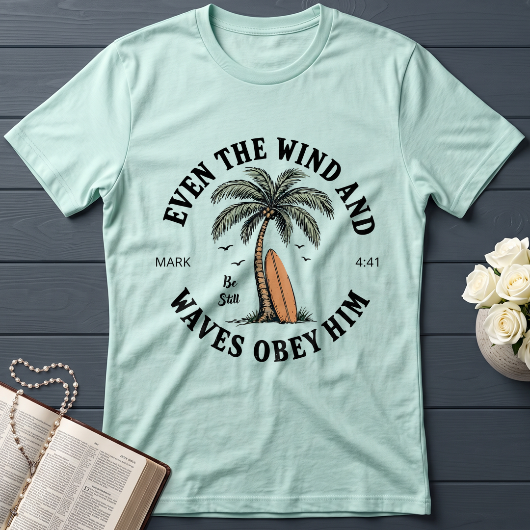 Even The Wind And Waves Obey Him Be Still Mark 4.41 06