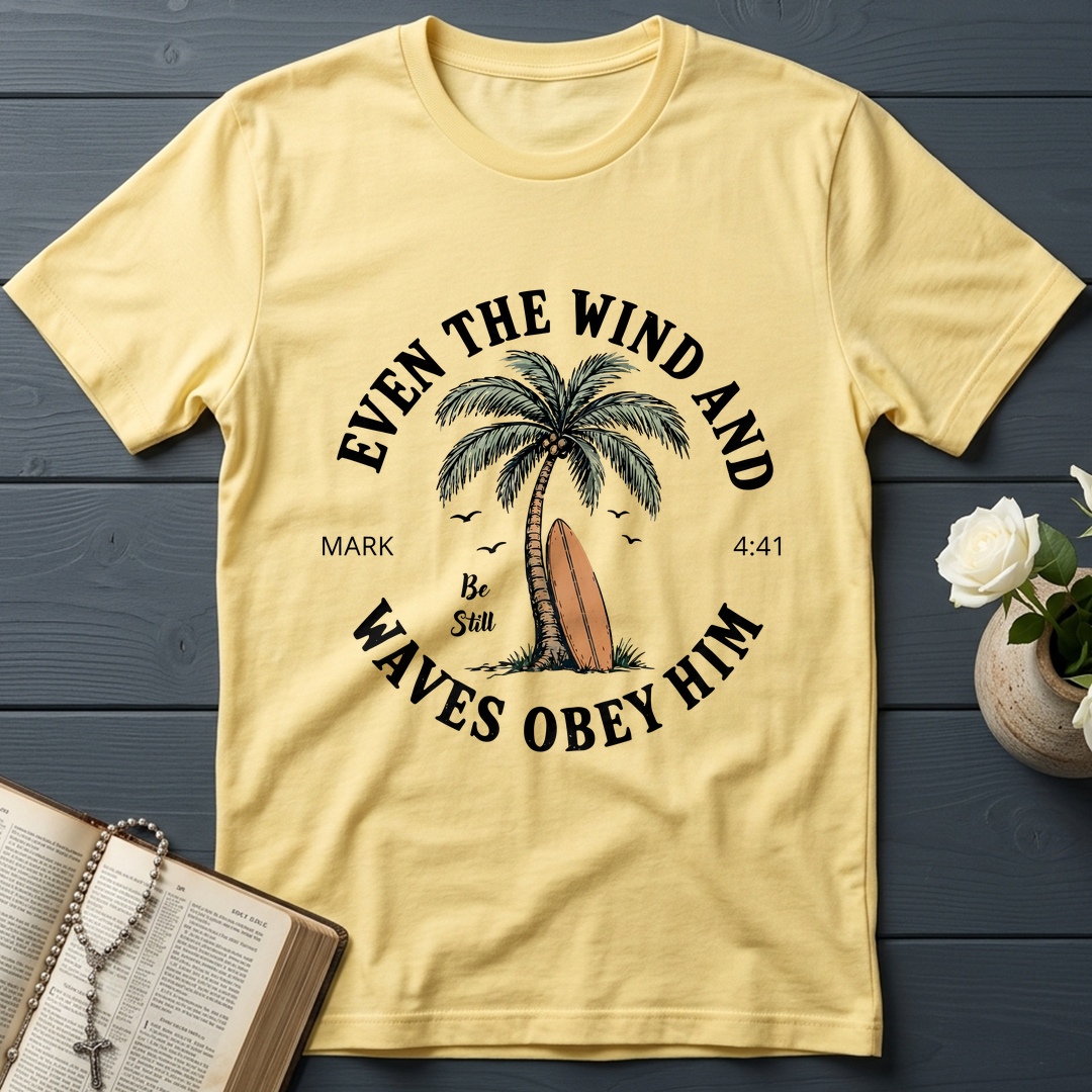 Even The Wind And Waves Obey Him Be Still Mark 4.41 06