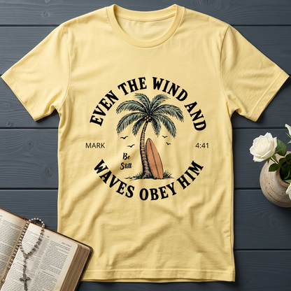 Even The Wind And Waves Obey Him Be Still Mark 4.41 06