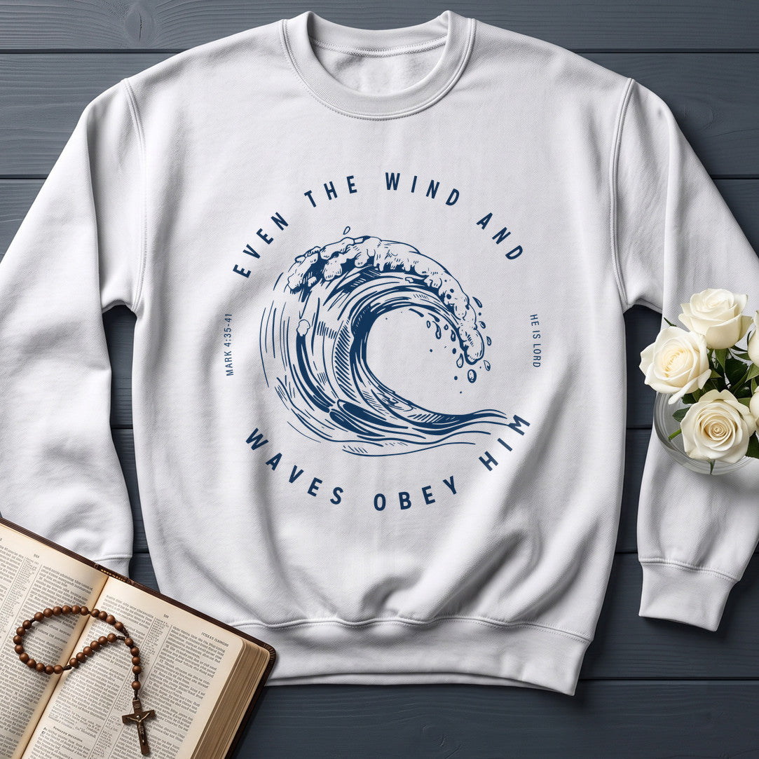 Even The Wind And Waves Obey Him He Is Lord Mark 4.35-41 01