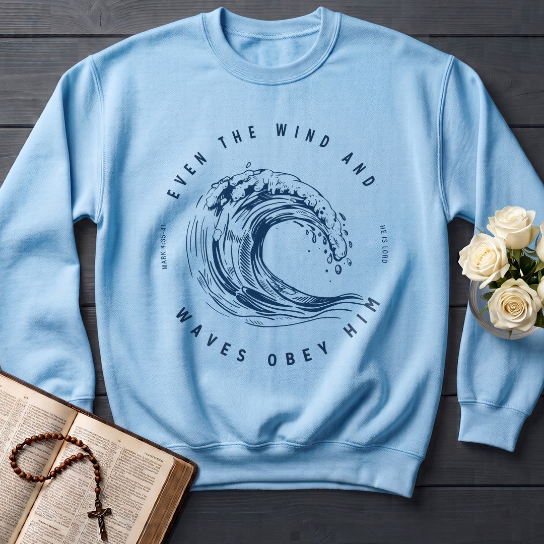 Even The Wind And Waves Obey Him He Is Lord Mark 4.35-41 01