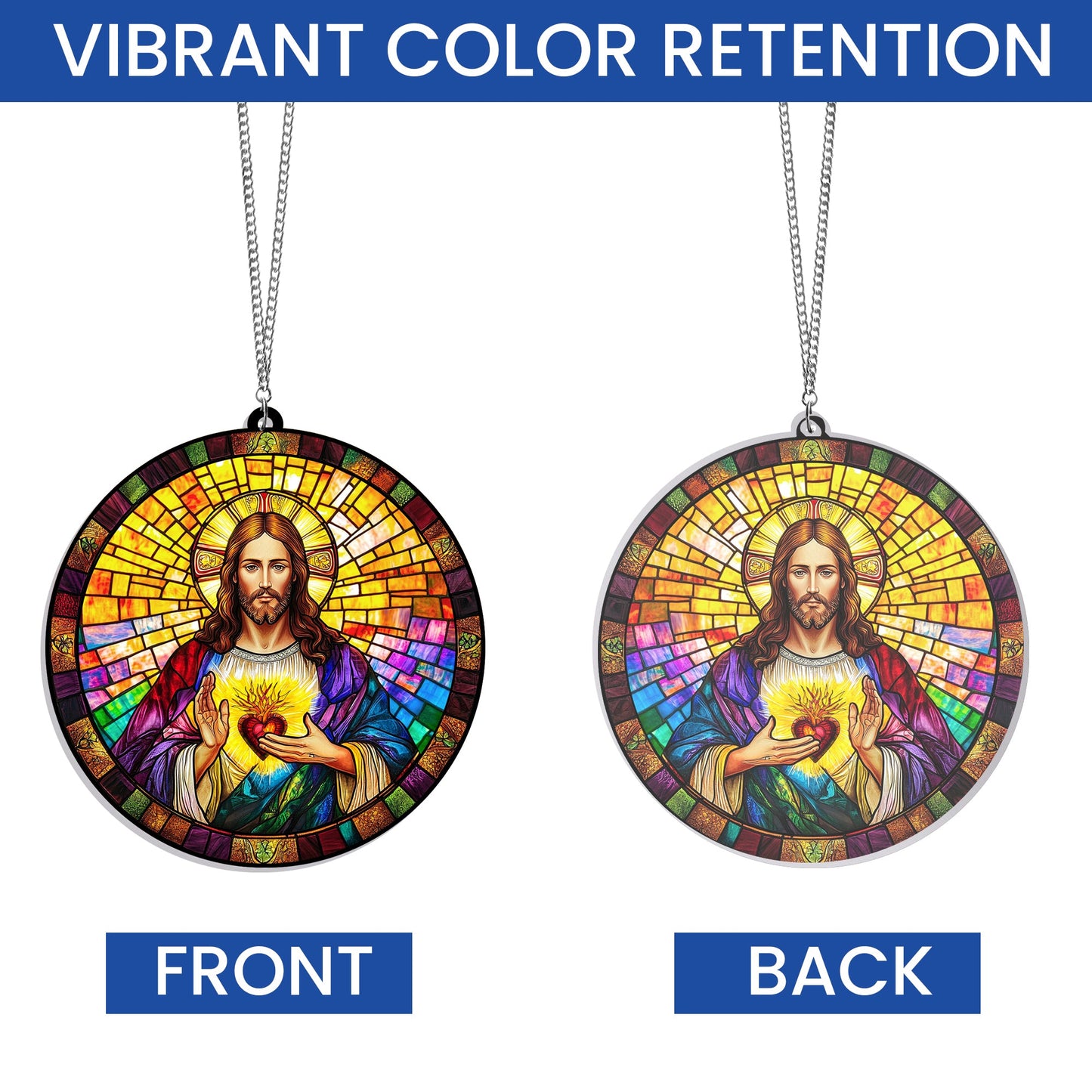 Sacred Heart of Jesus Suncatcher Acrylic Hanging