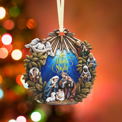 Christian Christmas Ornaments - Family Religious Gifts - Christian Decorations For Home, Religious Decor - Christian Friend Christmas Ornaments Gifts
