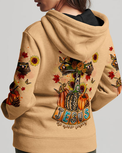 Fall For Jesus Autumn Women's All Over Print Hoodie