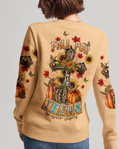 Fall For Jesus Autumn Women's All Over Print Sweatshirt