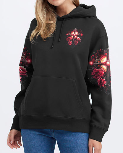 I Would Rather Stand With God Women's All Over Print Hoodie