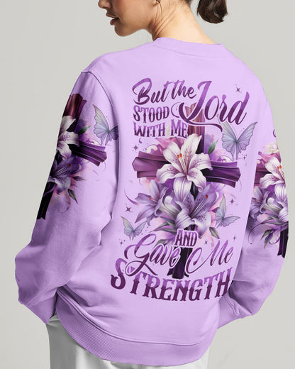 Lord Stood With Me Women's All Over Print Sweatshirt