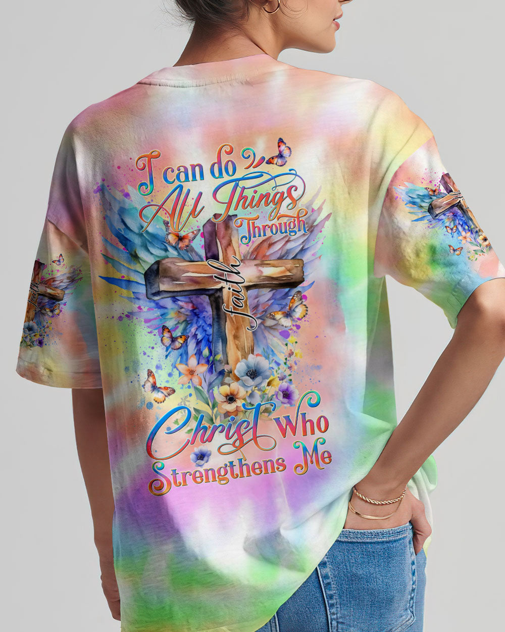 I Can Do All Things Women's All Over Print T-Shirt 1