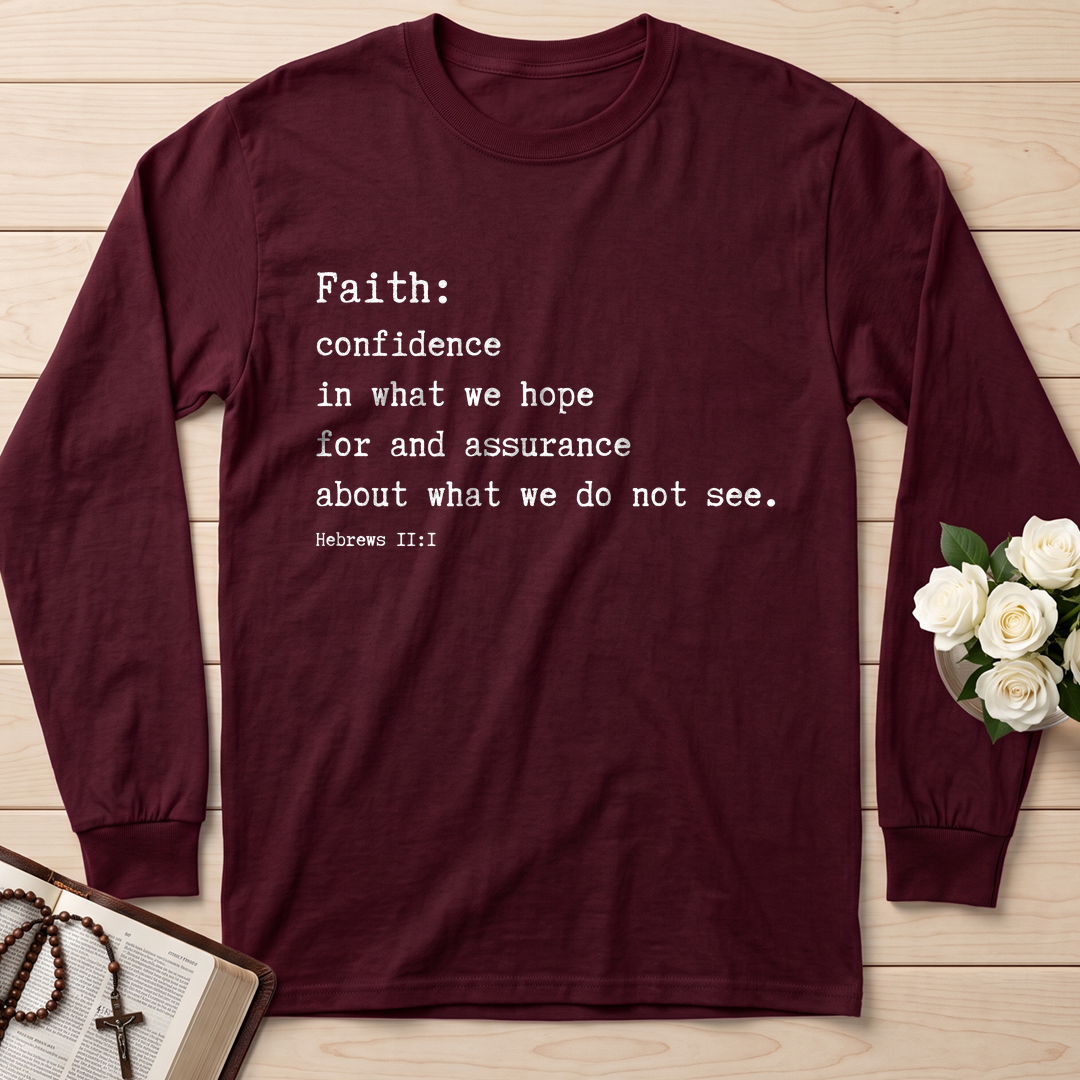 Faith Confidence In What We Hope For And Assurance About What We Do Not See Hebrews 2.1 01