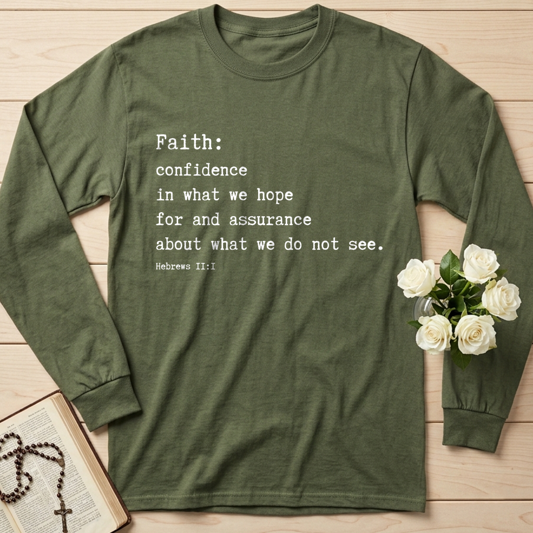 Faith Confidence In What We Hope For And Assurance About What We Do Not See Hebrews 2.1 01